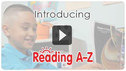 Reading A-Z: The online reading program with downloadable books to 
